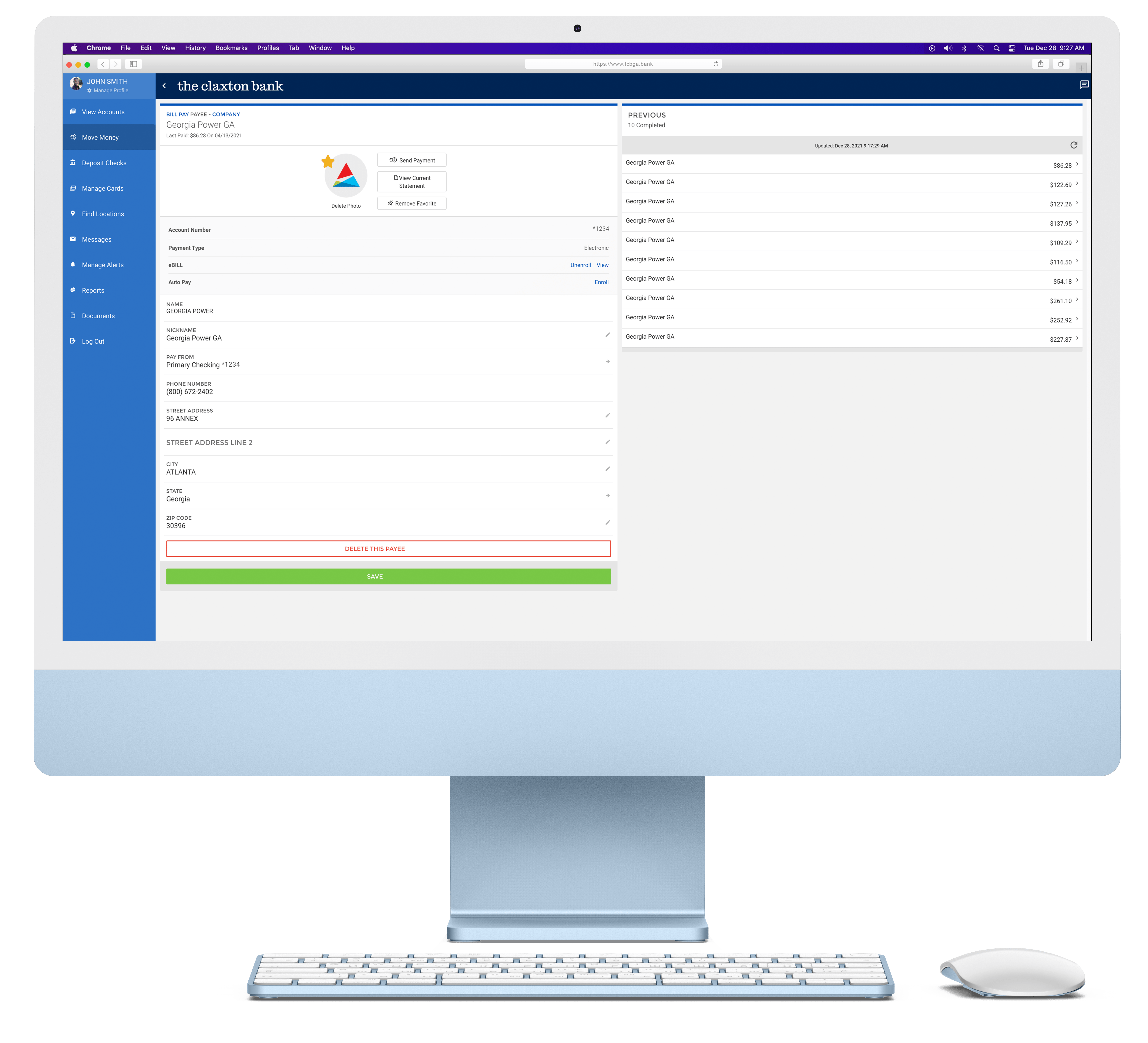 TCB Digital Banking - Business BillPay