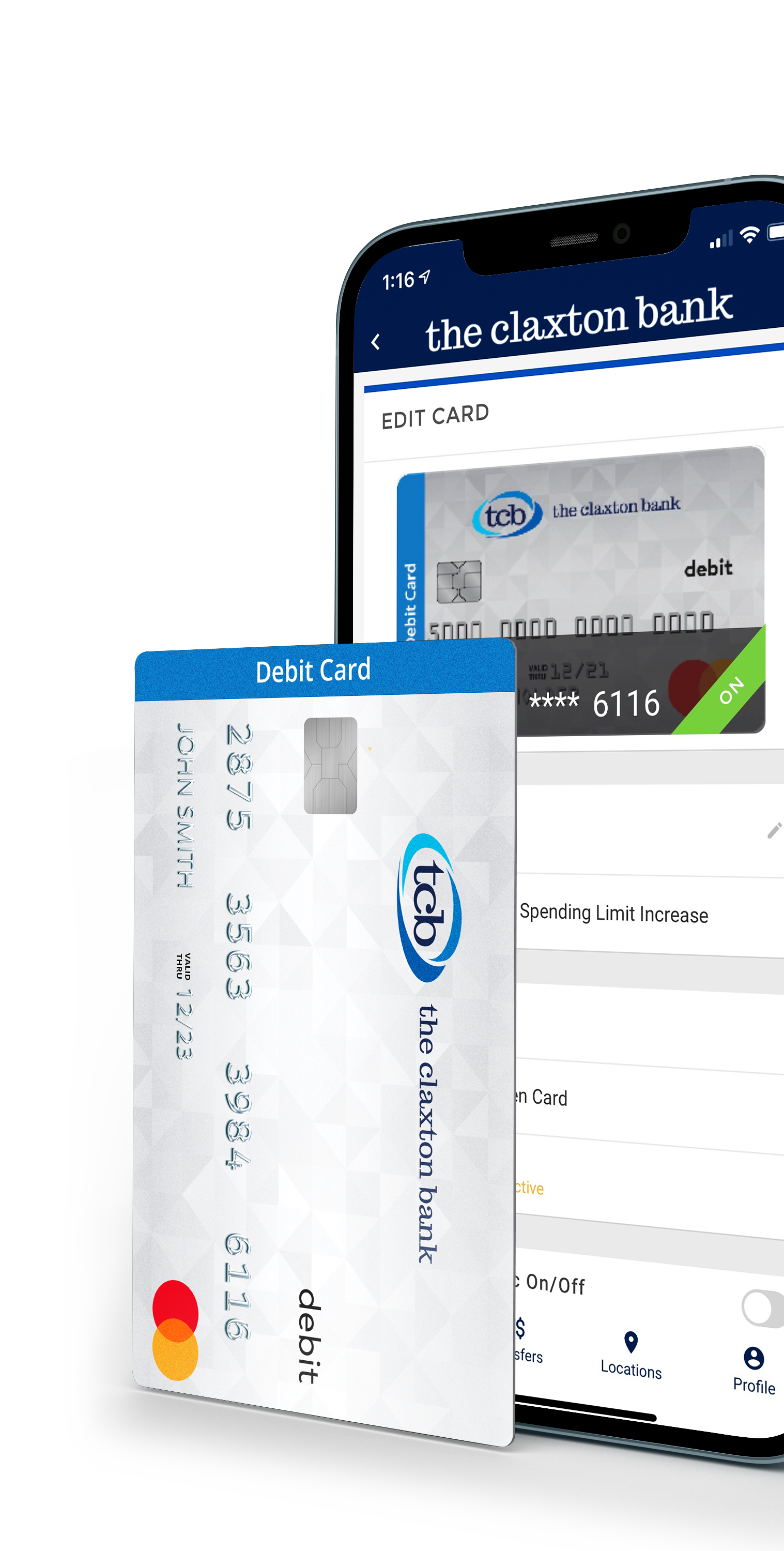 TCB Debit Card and Digital Banking Card Controls