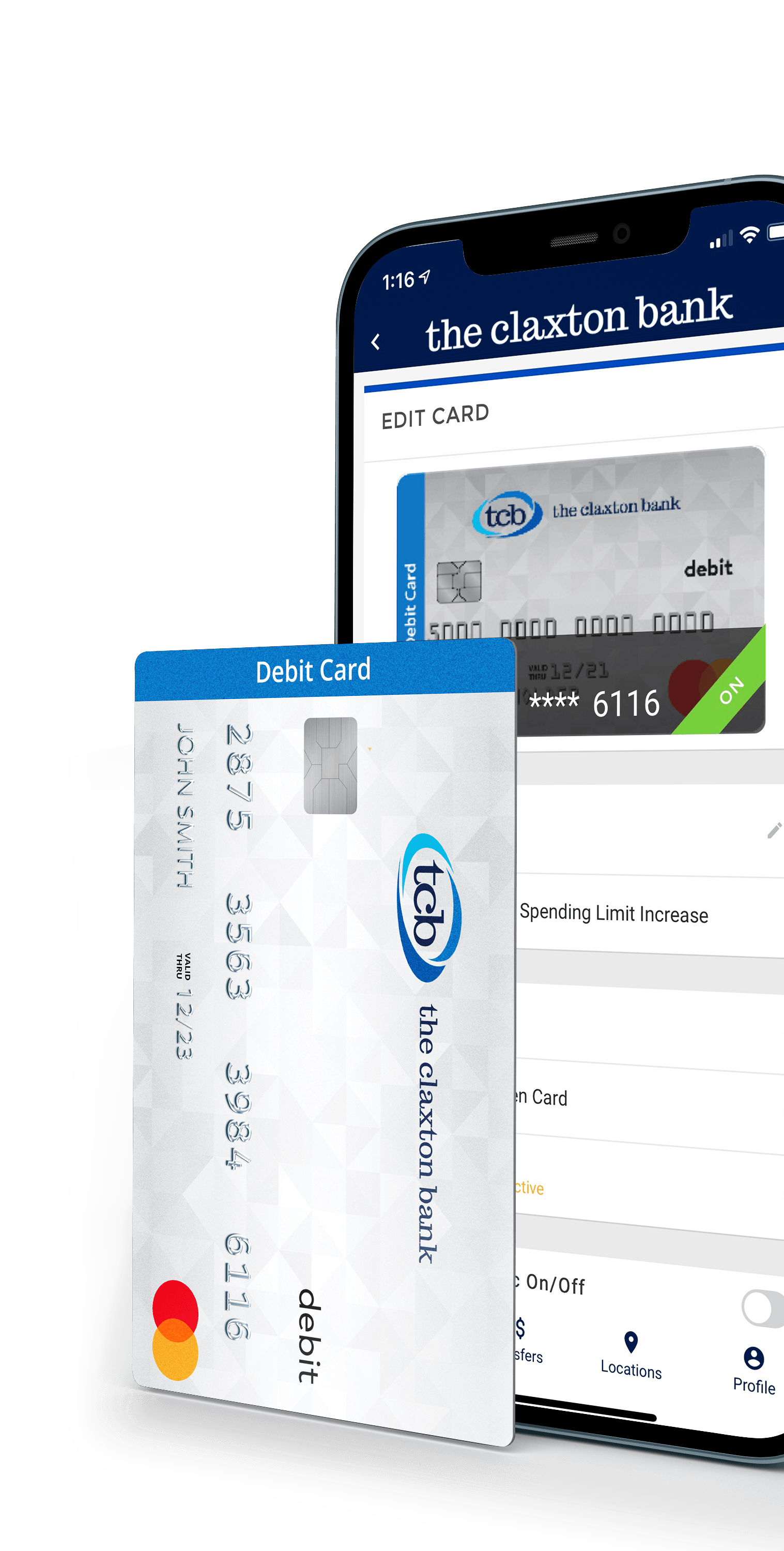 TCB Debit Card and Digital Banking Card Controls